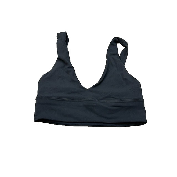 Lululemon Womens Sports Bra Align V-Neck Light Support A/B Cup Yoga Black Size 6 - Picture 3 of 8